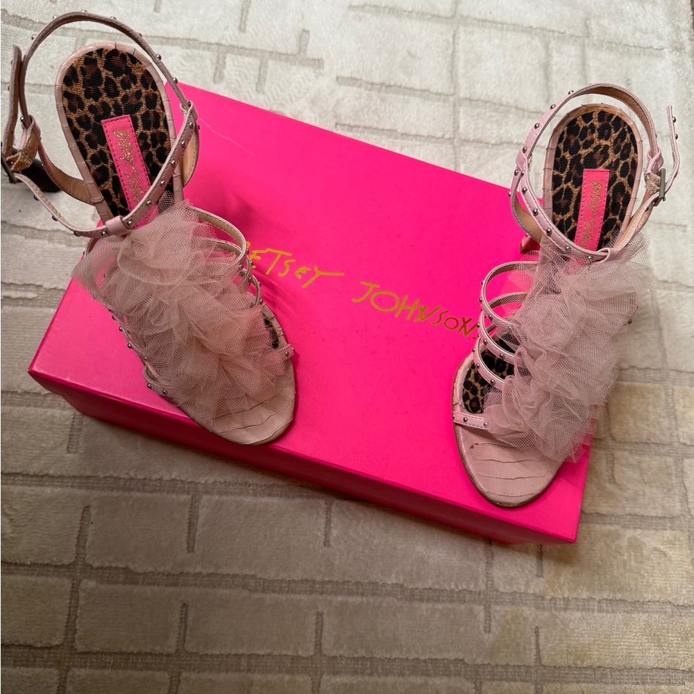 Light Pink Betsey Johnson Abigail Heels